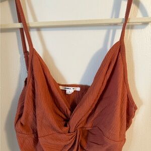 O'Neill Women's Orange Cropped Tank